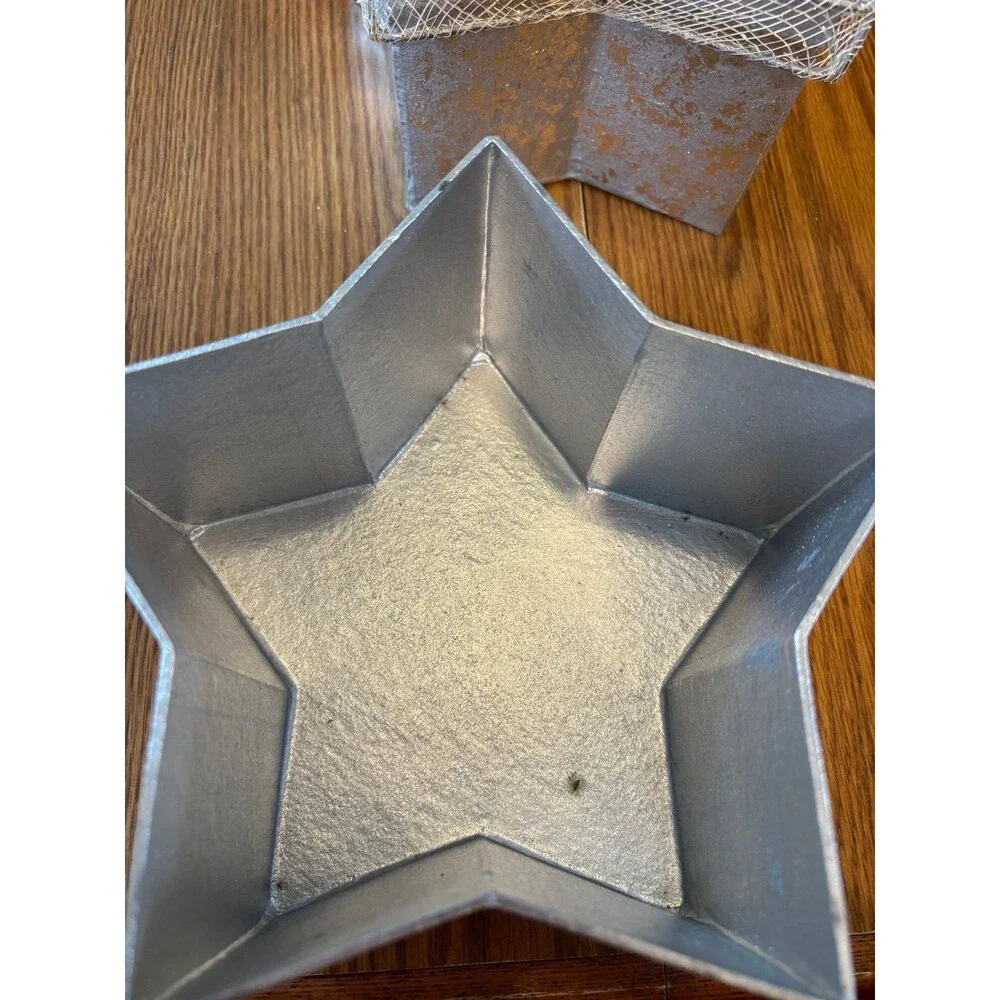 VTG Storage Basket Celestial Star Swirls 90’s Organization Wire Whimsigoth